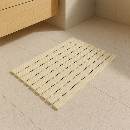 Mata łazienkowa antypoślizgowa 43x61cm ASM2- Beige