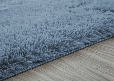 Dywan Shaggy Strado SilverFur 160x200 cm jasnoszary – miękki puszysty dywan do salonu i pokoju młodzieżowego