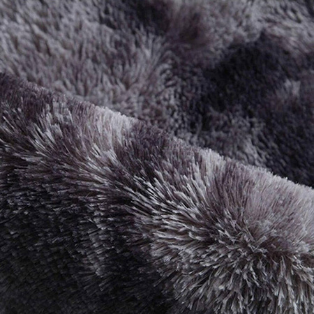 Miękki dywan Ombre Shaggy Strado 80x150 cm ciemnoszary do salonu i sypialni