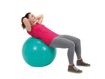 Piłka gimnastyczna fitness z pompką 65 cm