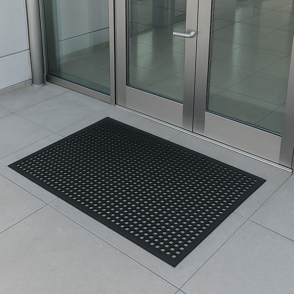 Perforated rubber floor mat 60x90cm - PRF6