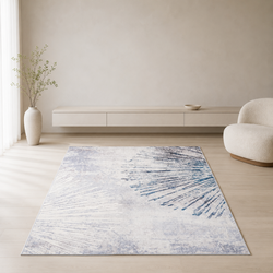 NOVO Strado modern carpet for living room delicate gray pattern velvet Gray Shine 160x200 cm