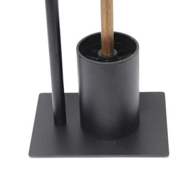 Metal toilet paper rack 3in1 toilet brush free standing shelf