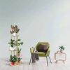 Gold standing metal flower stand for 6 flower pots- elegant flower stand