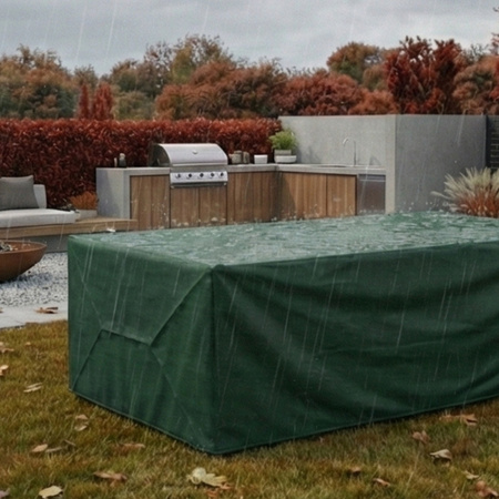 Pokrowiec na meble ogrodowe stół krzesła wodoodporny mocny 300x200x80cm XXL