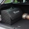Składany DUŻY organizer do bagażnika auta pikowany kuferek pojemnik torba