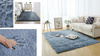 Shaggy Strado SilverFur 160x200 cm light grey carpet - soft fluffy carpet for living room and youth room
