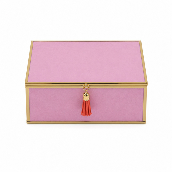 Szkatułka na biżuterię 18x13x7 cm 4ASS CLR Pink