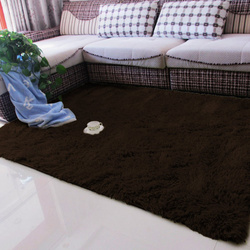 Dywan Shaggy 160x230 cm, ciemny brązowy DarkCoffee - miękki, puszysty do salonu i sypialni