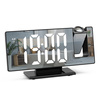 ELECTRONIC LED digital clock with projector alarm clock thermometer mirror 4in1