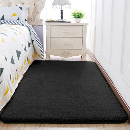 Dywan Alpaca Strado 200x200 - AlpaBlack (Czarny)