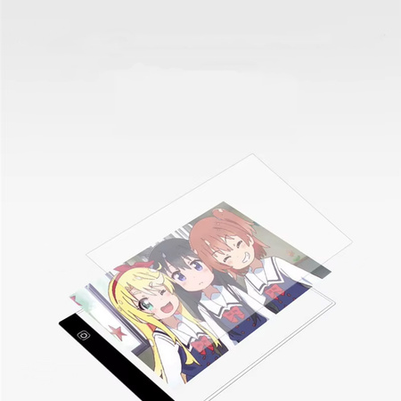 DESKA kreślarska STRADO podświetlana LED A4 Tablica tablet graficzny kalka