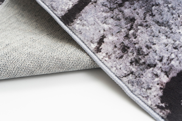 NOVO Strado modern tree trunk carpet for living room delicate gray velvet pattern Gray Trunk 160x200 cm