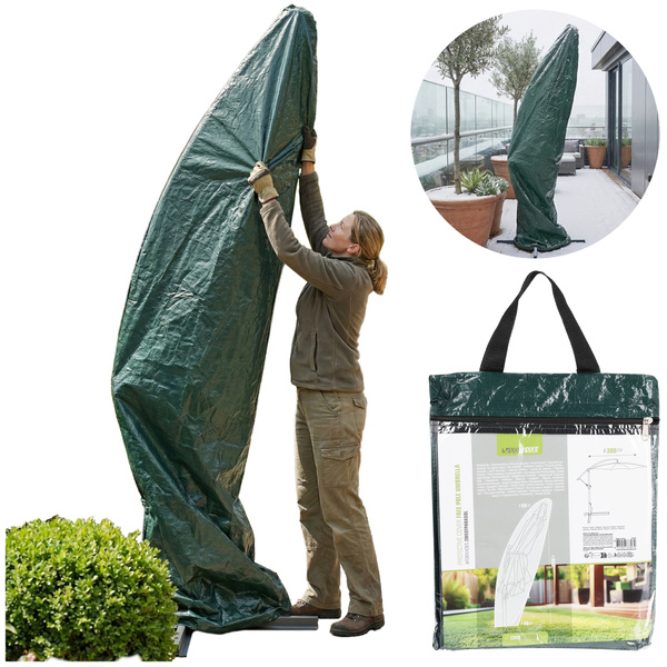 Pokrowiec na parasol ogrodowy 220x45 cm wodoodporny UV + torba