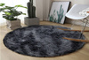 Shaggy Ombre Strado Round Carpet 100x100 OmbreGrey (Dark Gray)