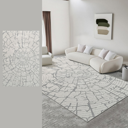 Dywan 120x170 do salonu pętelkowy duży japandi nowoczesny ciężki gruby POLO, szary