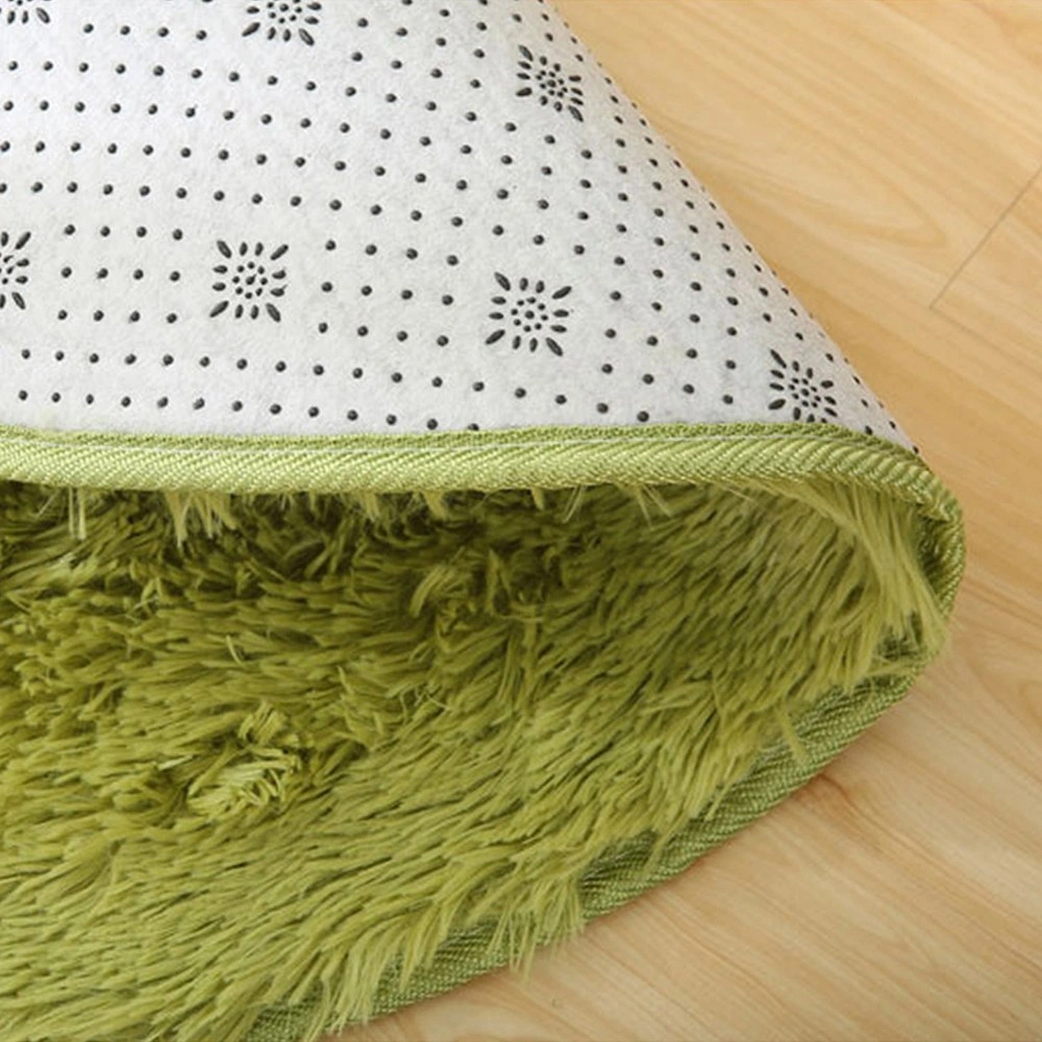 Dywan okrągły Shaggy GreenGrass 120 cm — spód dywanu