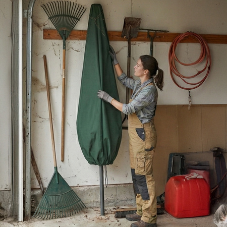 Pokrowiec ochronny na parasol ogrodowy wodoodporny osłona futerał +TORBA