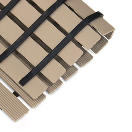 Mata łazienkowa antypoślizgowa pod prysznic brodzik do sauny basenu, beżowa