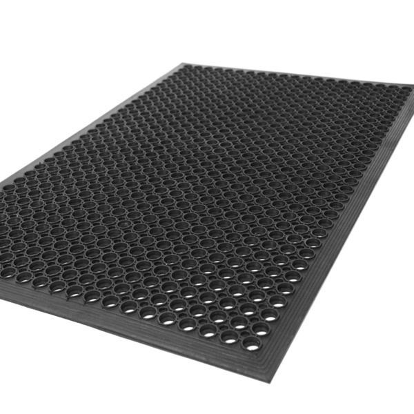 Perforated rubber floor mat 60x90cm - PRF6