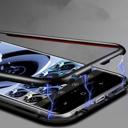 Etui Magnetyczne Front+Back do Samsung Galaxy S20 (Niebieskie)