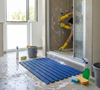 Mata łazienkowa antypoślizgowa do łazienki do wanny pod prysznic 43x61cm (Niebieska)