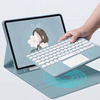 Etui z klawiaturą Bluetooth touchpad do iPad Air 13 Gen6 (Niebieskie)