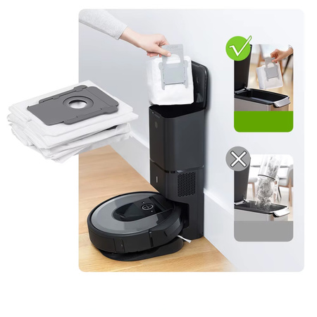 Worki na brud 10 szt do odkurzacza iRobot ROOMBA i7 i3 j7 S9 E5 i6 i5 E7 E6