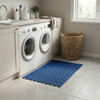 Mata łazienkowa antypoślizgowa do łazienki do wanny pod prysznic 43x61cm (Niebieska)