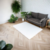 STRADO Rabbit 3D plush soft like rabbit anti-slip carpet 160x220 White