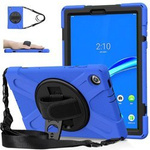 Etui Armor z paskiem uchwytem Strap do Lenovo Tab M10 TB-X306X/X306F (Niebieskie)