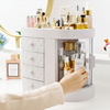 Casket Maya white organizer with door for jewelry and cosmetics modern large XXL trunk