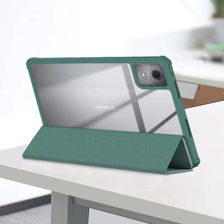 Etui z podstawką Clear Pencil do Lenovo Tab K11 Plus 11.45" TB352FU (Zielone)