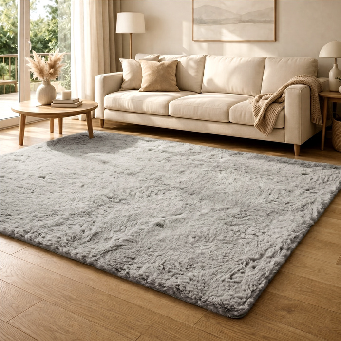 Room Rug Rabbit Strado 140x200 Silver (Light Gray)