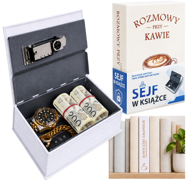 Safe book metal safe deposit box for money keys jewelry watches