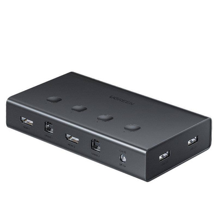 Przełącznik KVM (Keyboard Video Mouse) 4 x HDMI, USB, USB Typ B Ugreen CM293