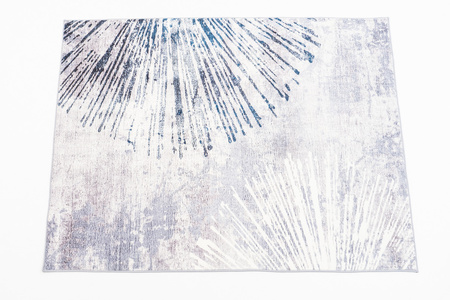 Dywan NOVO Strado nowoczesny do salonu delikatny szary wzór velvet Szary Błysk	 200x300 cm