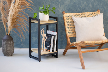 Kwietnik VERTICO stojący metalowy stojak na kwiaty rośliny loft 65x35x30cm