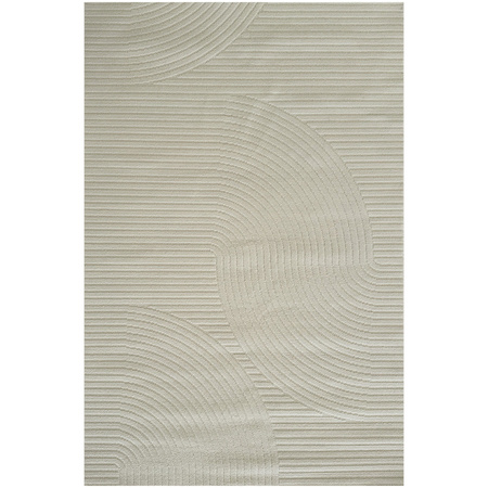 Dywan 120x170 do salonu pętelkowy duży japandi nowoczesny ciężki gruby POLO - Path Grey (Szary)