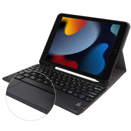 Etui z klawiaturą touchpad do Apple iPad 10.9 22 TPIP22 (Czarne)