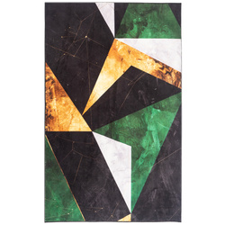 Dywan Novo 140x200 cm - Zielony Marmur - miękki do salonu i sypialni