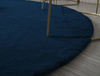 Rabbit Strado round rug 180x180 RoyalNavy (Blue)
