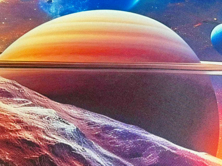 Dywan gamingowy 3D Kosmos 120x170 cm - nowoczesny wzór 3D do pokoju gracza