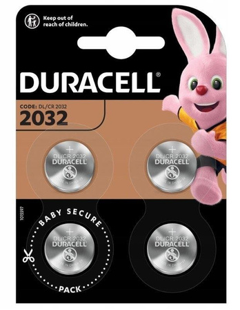 Baterie litowe Duracell 2032 4 szt
