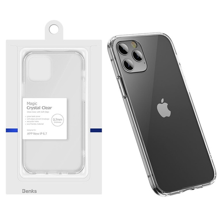 Etui Benks Shiny Glass do Apple iPhone 12 Pro Max