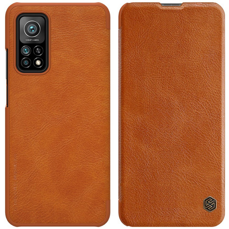 Etui Nillkin QIN do Xiaomi Mi 10T 5G/10T PRO 5G/K 30 S (Brązowe)