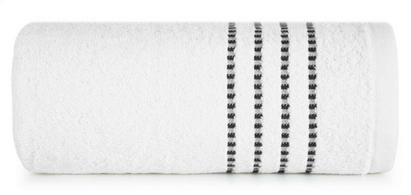 Gruby bawełniany ręcznik Fiore 50x90 500g/m2 Eurofiran (Biały)