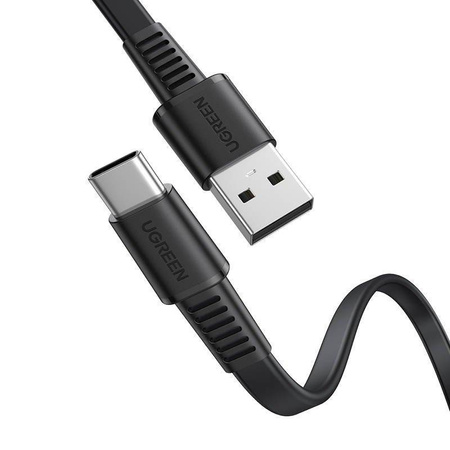 Kabel USB-C UGREEN US332, QC 3.0, 3A, 2m (Czarny)