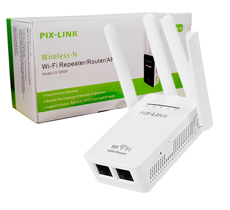 Wi-Fi Repeater Router PIX-LINK - Black