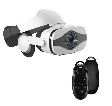 Zestaw Okulary 3D Gogle VR FIIT 5F +SŁUCHAWKI +PILOT BL